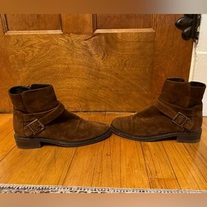 Women’s Brown Suede Ankle Boots. WEATHER PROOF!